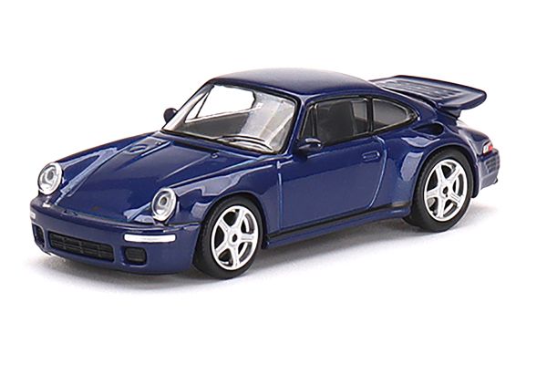 TSM-Models 451 Porsche 911 RUF CTR Anniversary dunkelblau (LHD) MiniGT Maßstab 1:64 Modellauto
