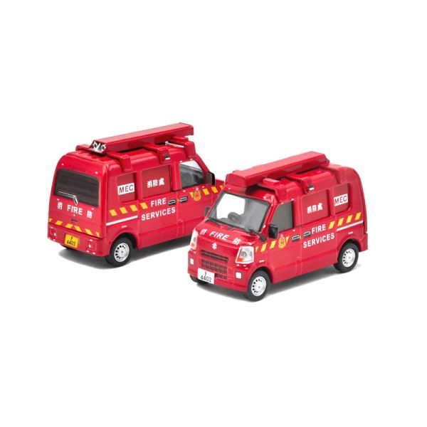 Era Car RN41 Suzuki Every "H.K. Mini Fire Van" (MEC) Feuerwehr rot Maßstab 1:64 Modellauto