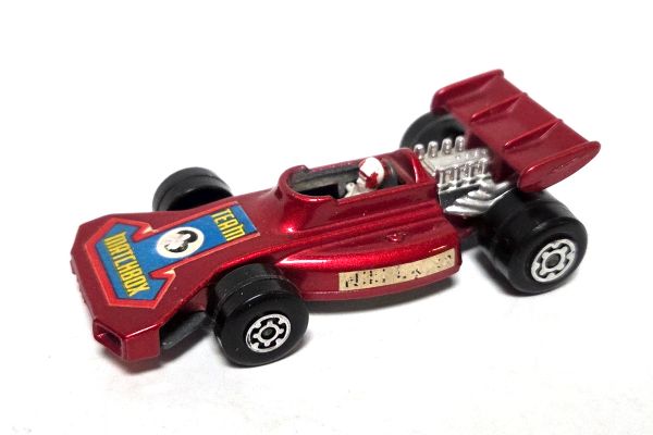 gebraucht! Matchbox No.24 Formel Rennwagen Team Matchbox #8 rot 1973 Made in England - leicht bespi