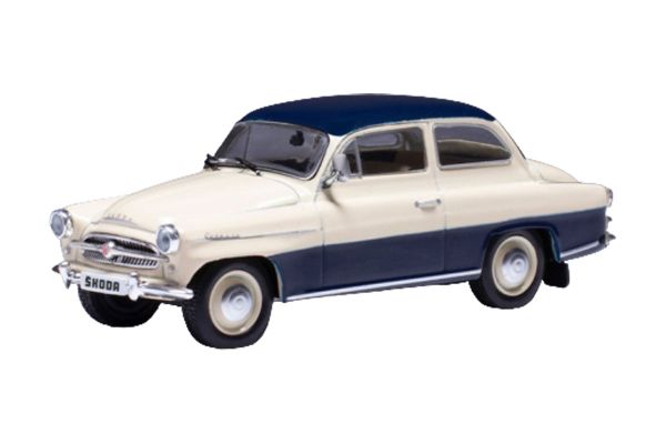 ***IXO Models CLC545 Skoda Octavia beige/blau 1959 Maßstab 1:43 Modellauto