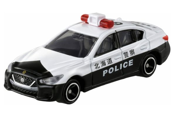 Tomica TO033 Nissan Skyline Police Car schwarz/weiss 1:64