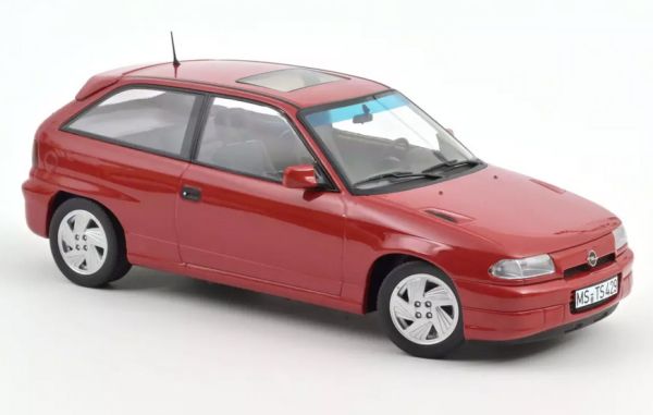 Norev 183672 Opel Astra GSi rot 1991 Maßstab 1:18 Modellauto