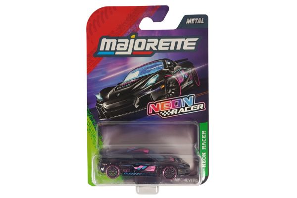 Majorette Rimac Nevera schwarz/pink- Neon Racer 1:64