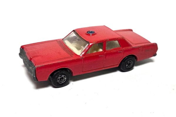 gebraucht! Matchbox No.59 Mercury Fire Chief Car rot - etwas bespielt