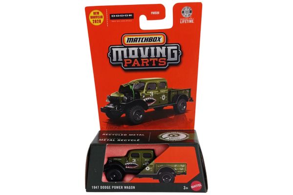 Matchbox FWD28-JHV34 Dodge Power Wagon 1947 armeegrün - Moving Parts 2026 1:64