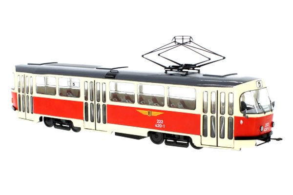 Premium ClassiXXs PCL47135 Tatra T4D Straßenbahn "Dresden" rot/creme Maßstab 1:43 Modellfahrzeug