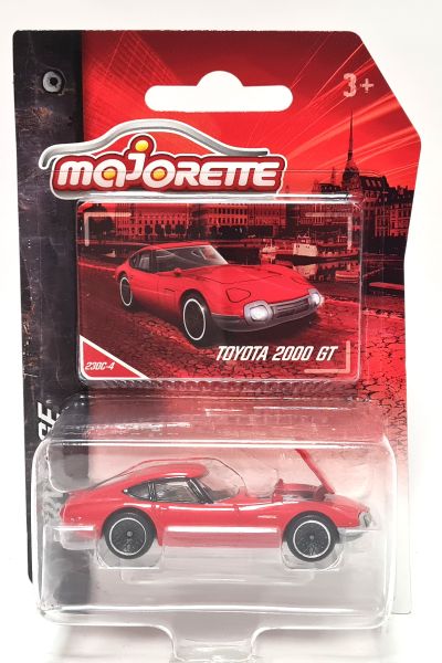 Majorette 212052010 Toyota 2000 GT rot - Vintage Maßstab 1:56 Modellauto