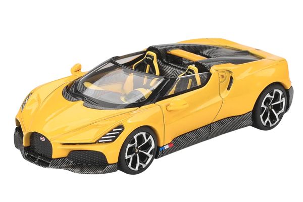 ***PREORDER MiniGT Bugatti W16 gelb 2023