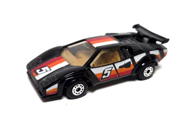 gebraucht! Matchbox Lamborghini Countach LP500S schwarz 1985 - leicht bespielt