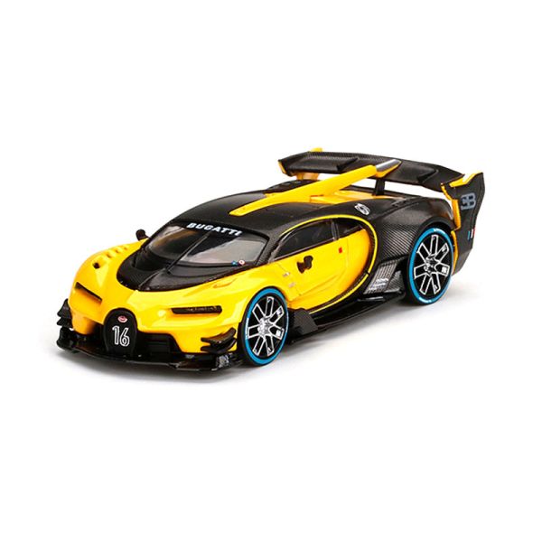 TSM-Models 317 Bugatti Vision Gran Turismo gelb (LHD) MiniGT Maßstab 1:64 Modellauto