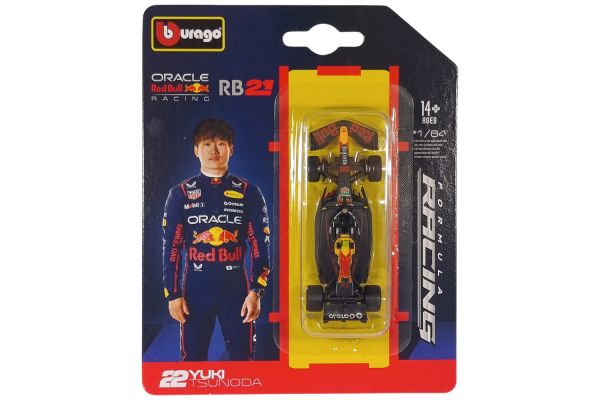 Bburago Red Bull RB21 #21 Yuki Tsunoda 2025 blau 1:64