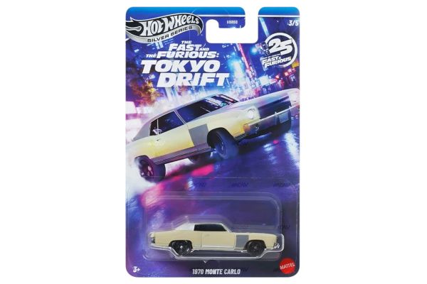 Hot Wheels HNR88-JKX07 Chevy Monte Carlo 1970 creme - Fast & Furious 3/5