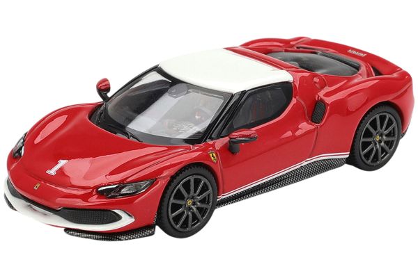 BBR Models Ferrari 296 GTB 2024 Asseto Fiorano F2004 Tribute Livery 1:64