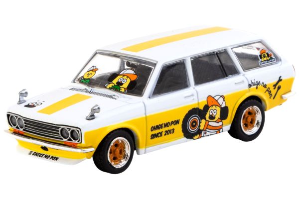 Tarmac Datsun Bluebird 510 Wagon OHIGE no PON weiss/gelb