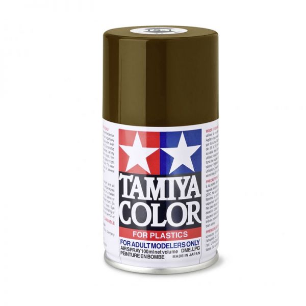 Tamiya 85001 Farbe TS-1 Rot-Braun matt 100ml Spray