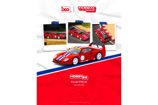 ***PREORDER Tarmac Ferrari F40 LM 1994 rot