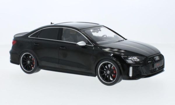 IXO Models Audi RS3 Limousine schwarz 2022 Maßstab 1:18 MCG18450 Modellauto