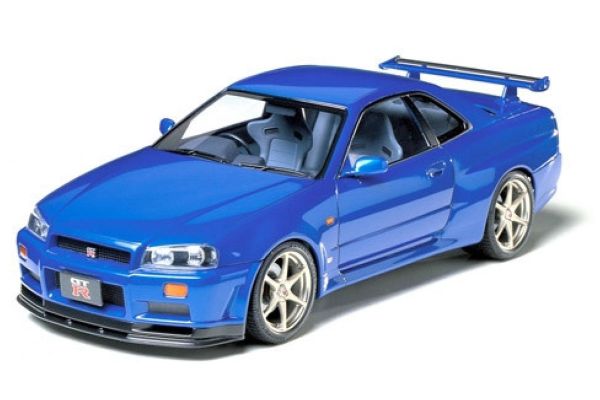 Tamiya Nissan Skyline GT-R (R34) blau Bausatz 1:24
