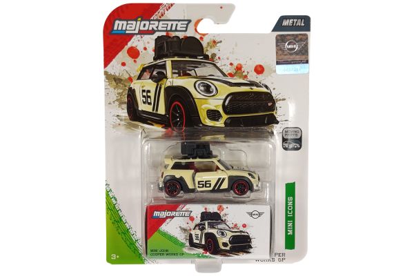 Majorette Mini John Cooper Works GP #56 creme - Mini Icons