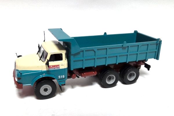 NOS! IXO MAN - Saviem Kipper "Climent" beige/türkis 1:43