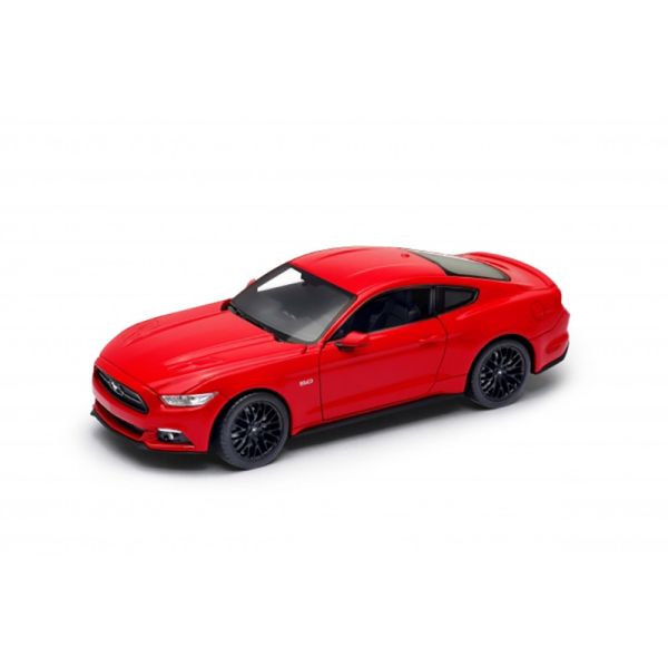 Welly 24062 Ford Mustang GT rot 2015 Maßstab 1:24 Modellauto