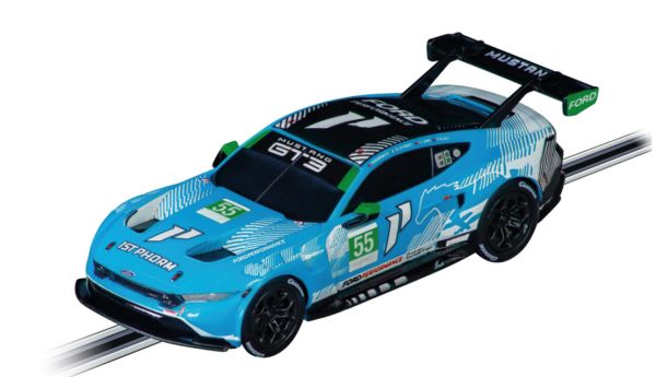 Carrera GO!!! Ford Mustang GT3 Proton Competition #55 hellblau Fahrzeug