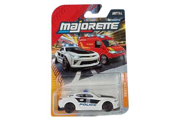 Majorette 8503000003 Chevrolet Camaro Police weiss - Rescue 1:64