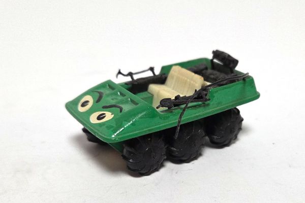 gebraucht! Majorette No.256 Amphibie grün ATV 1:36 - etwas bespielt