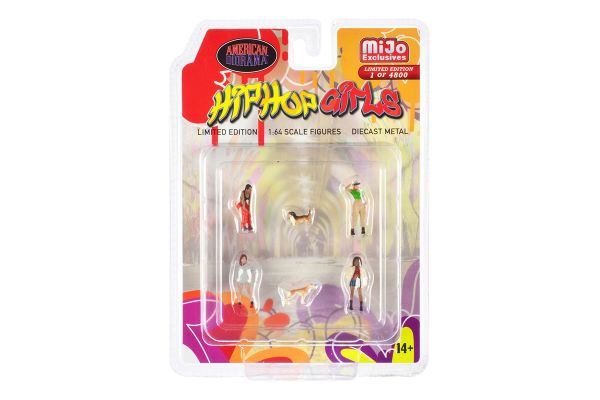 American Diorama AD76505 Figurenset "Hip Hop Girls" mijo Exclusives Maßstab 1:64
