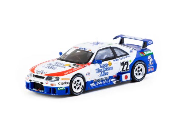 Tarmac Nissan Nismo GT-R LM #22 24h of Le Mans 1995 weiss/rot/blau 1:64