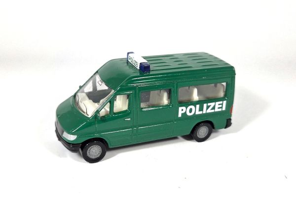 gebraucht! Siku 0804 Mercedes-Benz Sprinter Polizei grün - ganz leicht bespielt