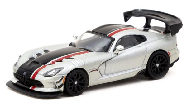 Tarmac T64G-TL028-SL Dodge Viper ACR Extreme silber metallic Maßstab 1:64 Modellauto
