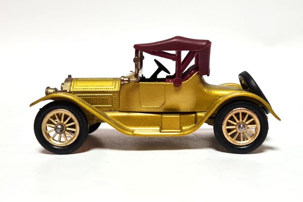 gebraucht! Matchbox Y-6 Cadillac gold 1913 Maßstab ca. 1:48 Modellauto - fast wie neu