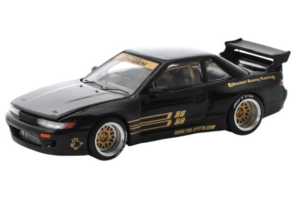 Pop Race 289 Nissan Silvia Pandem S13 schwarz 1:64