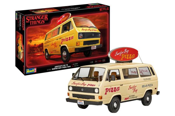 Revell Stranger Things Argyle's VW T3 Surfer Boy Pizza V Modellbausatz 84-tlg. 1:25