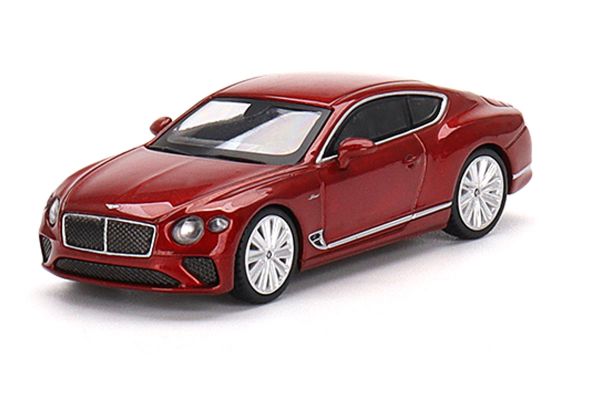 TSM-Models 420 Bentley Continental GT Speed 2022 rot (LHD) MiniGT Maßstab 1:64 Modellauto