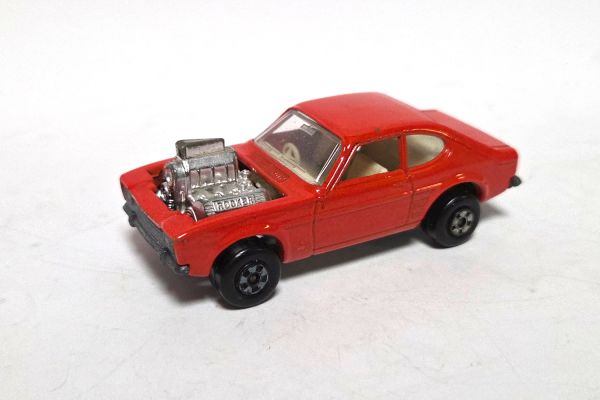 gebraucht! Matchbox Rolamatics No.67 Hot Rocker Ford Capri orange 1973 Lesney - ganz leicht bespielt