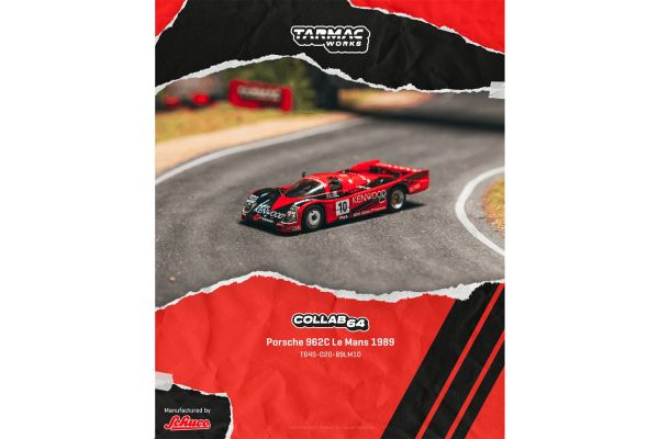 ***PREORDER Tarmac Porsche 962C #10 24h Le Mans 1989 rot