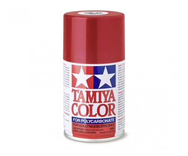 Tamiya 86015 Farbe PS-15 Metallic Rot Polycarbonat Lexan Sprayfarbe 100ml