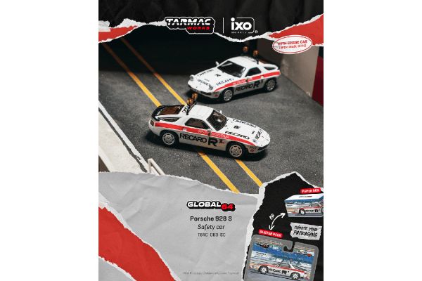 ***PREORDER Tarmac Porsche 928 S Safety Car weiss