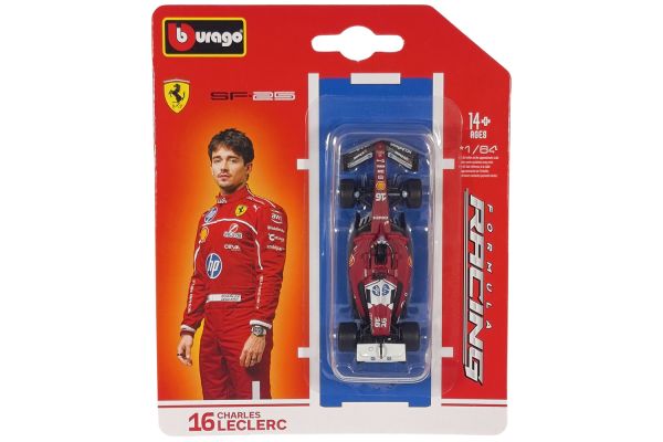 Bburago Ferrari SF-25 #16 Charles Leclerc 2025 rot 1:64