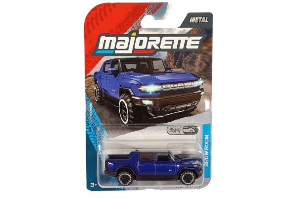 Majorette GMC Hummer EV blau - Showroom 1:58