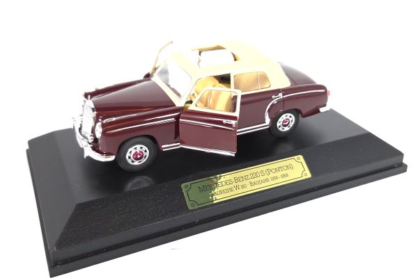 NOS! Faller 4325 Mercedes-Benz 220S Ponton (W180) rot 1:43