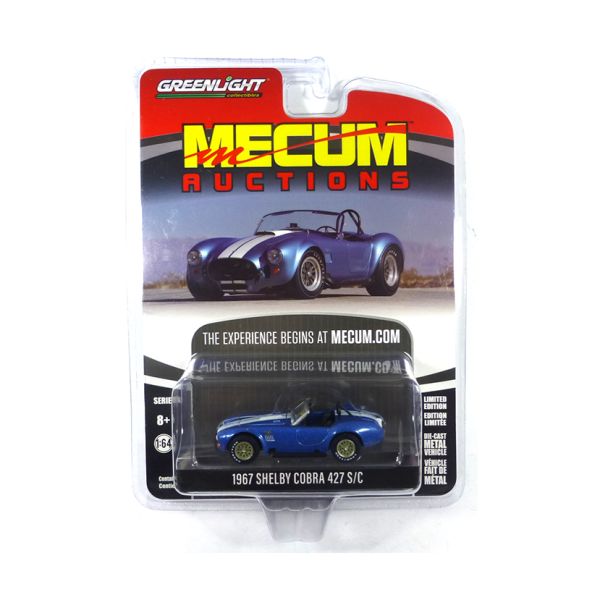 Greenlight 37190-A Shelby Cobra 427 S/C blau - Mecum Auctions 1:64