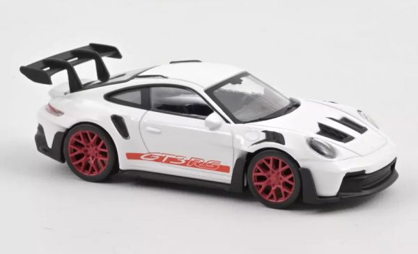 Norev 750044 Porsche 911 GT3 RS weiss/rot 2022 - Jet Car Maßstab 1:43 Modellauto