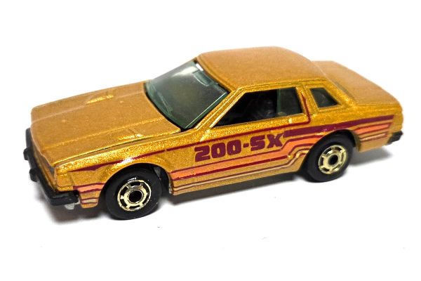 gebraucht! Hot Wheels Datsun 200SX gold metallic 1981 - fast wie neu