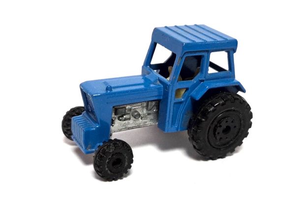 gebraucht! Matchbox No.46 Ford Tractor blau Lesney 1978 - ganz leicht bespielt