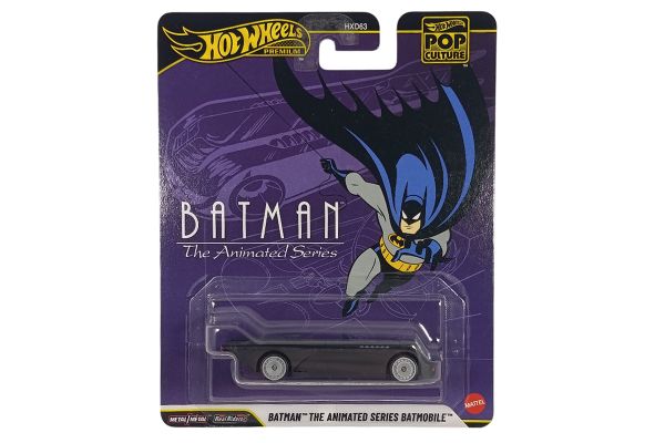 Hot Wheels HXD63-JHW88 Batmobile matt schwarz - Batman - The Animated Series 1:64