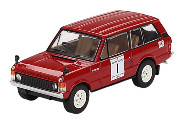 MiniGT 893 Land Rover Range Rover #1 rot Sieger 1971 International Hill Rally 1:64