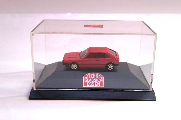 gebraucht! Herpa VW Scirocco GTI Coupe 1974-81 Techno Classica Essen rot Maßstab 1:87 Modellauto